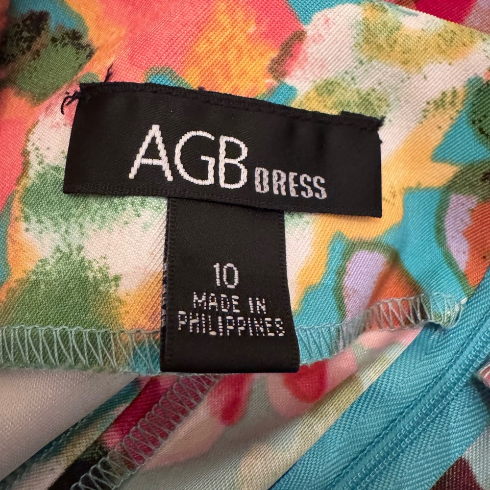 AGB Colorful Floral Sleeveless Sundress! Perfect for Wedding! - Picture 10 of 10